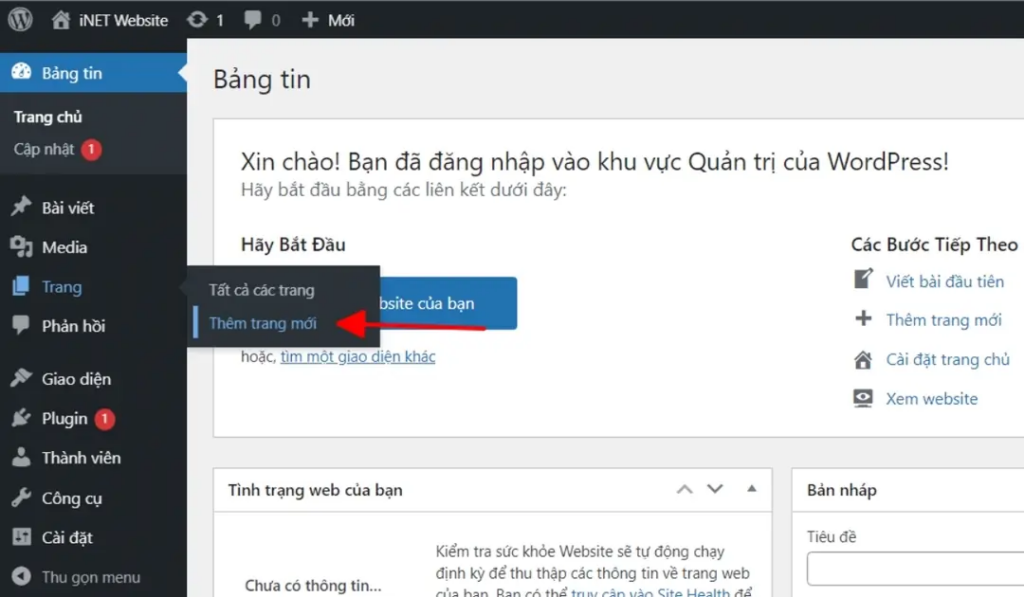 Sử dụng WordPress